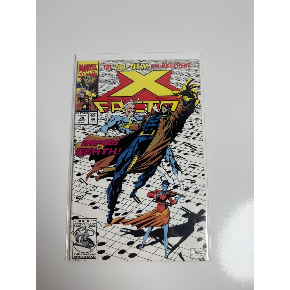 X-Factor #79 1992 Marvel Comics Rhapsody of Death Larry Stroman Cover Art